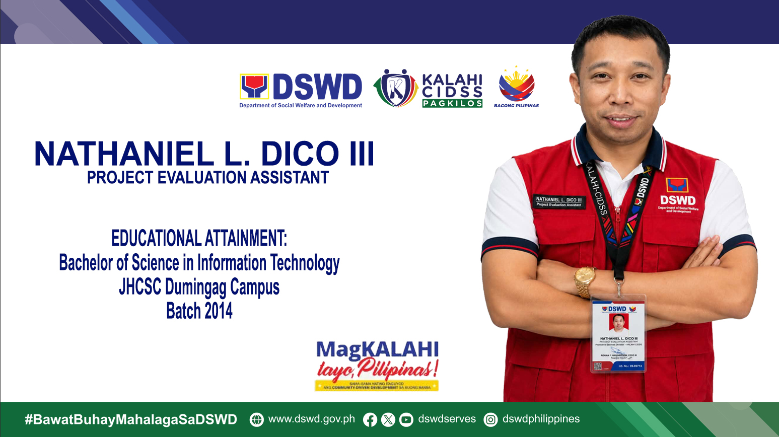 Nathaniel L. Dico III, Project Evaluation Assistant